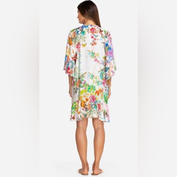 Johnny Was floral kimono blouse silk and rayon new without tag and label Size S - Picture 2 of 7